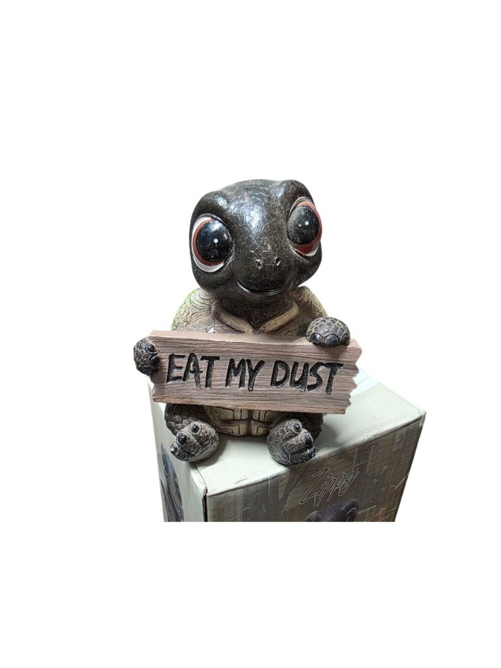 New Eat My Dust Turtle Cute Funny Figurine